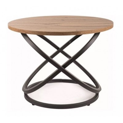 Стол журнальный SIGNAL EOS D дуб артизан/черный